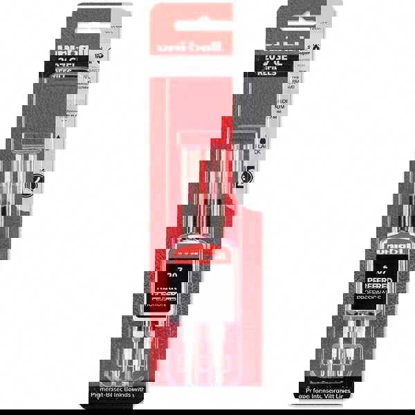 Refill For Signo Gel 207 Pens, Medium 0.7 Mm Conical Tip, Black Ink, 2/pack